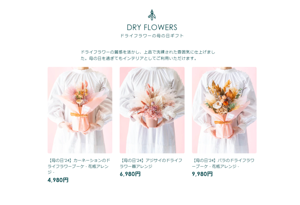 AND PLANTS ドライフラワー